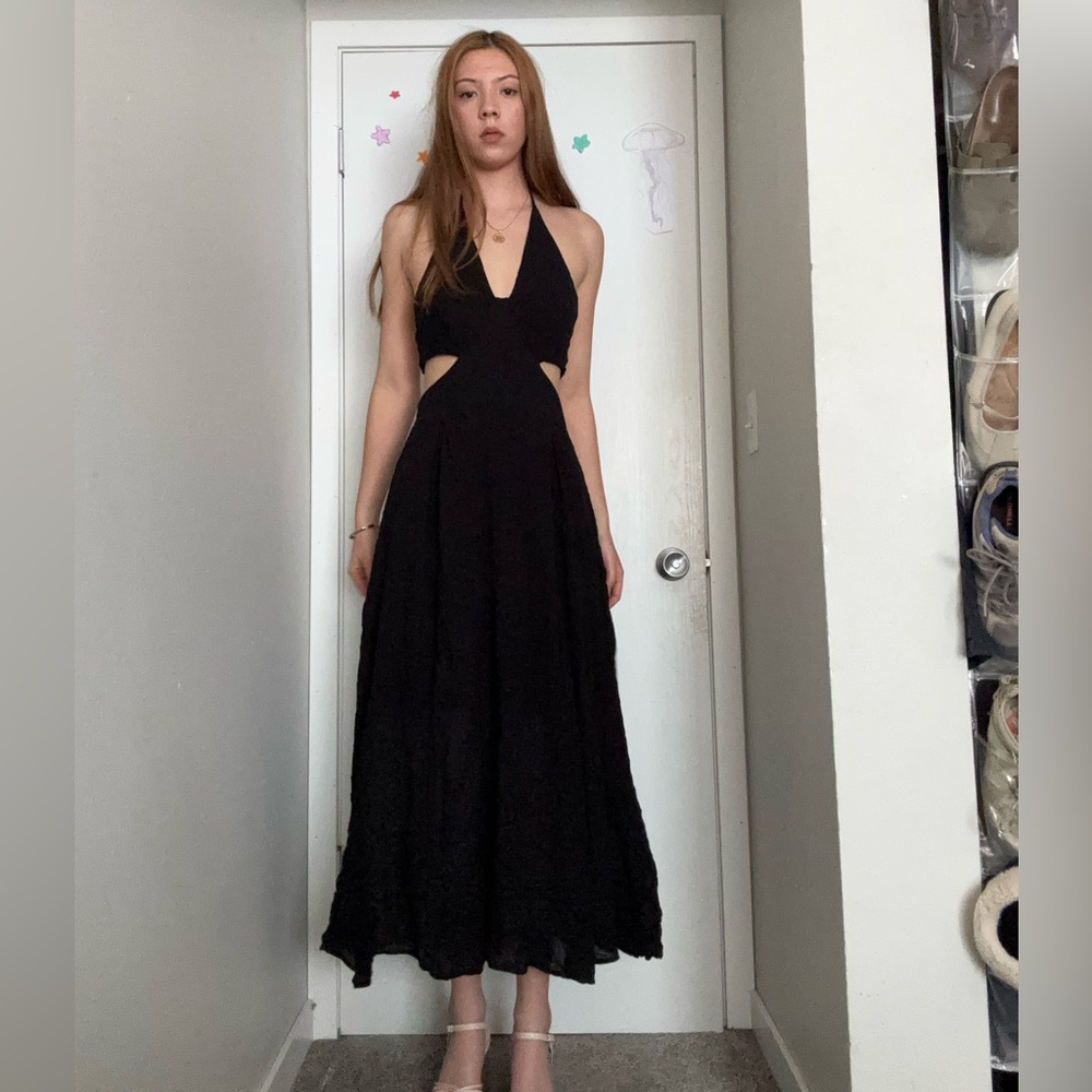 Elegant Black Women's Dress